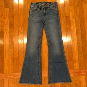 American Eagle Low-Rise Flare Jeans
